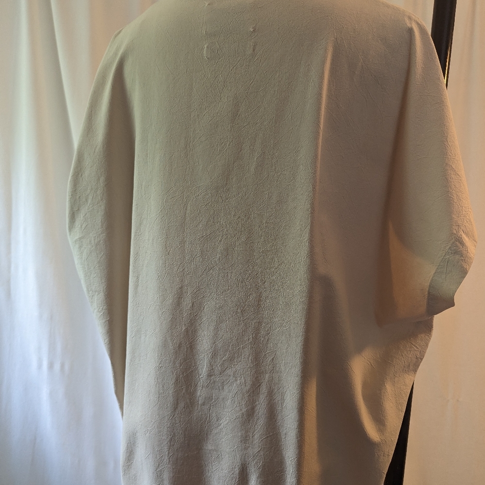 Lauren Manoogian Cream Cotton Kaftan Dress - Picture 4 of 4